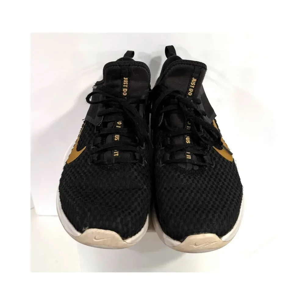 Nike Air Max Bella TR 2 Womens Size 10 Black Gold Training Sneakers AQ7492